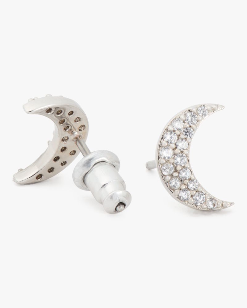 Kate Spade,You're A Gem Moon Studs,