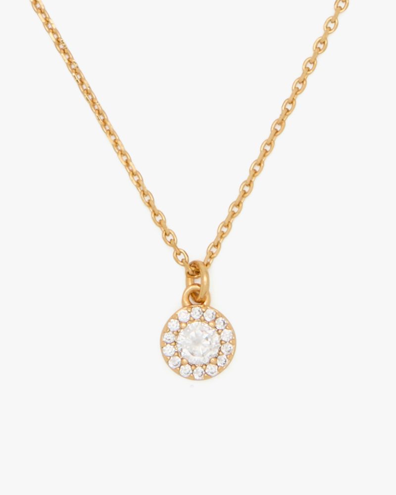 Kate Spade,You're A Gem Pave Halo Pendant,