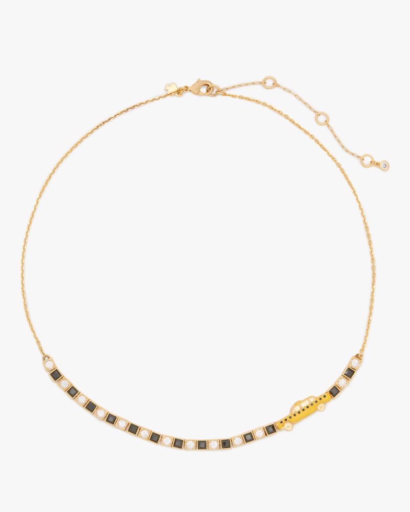 Kate Spade,Hit The City Taxi Tennis Necklace,Multi Color