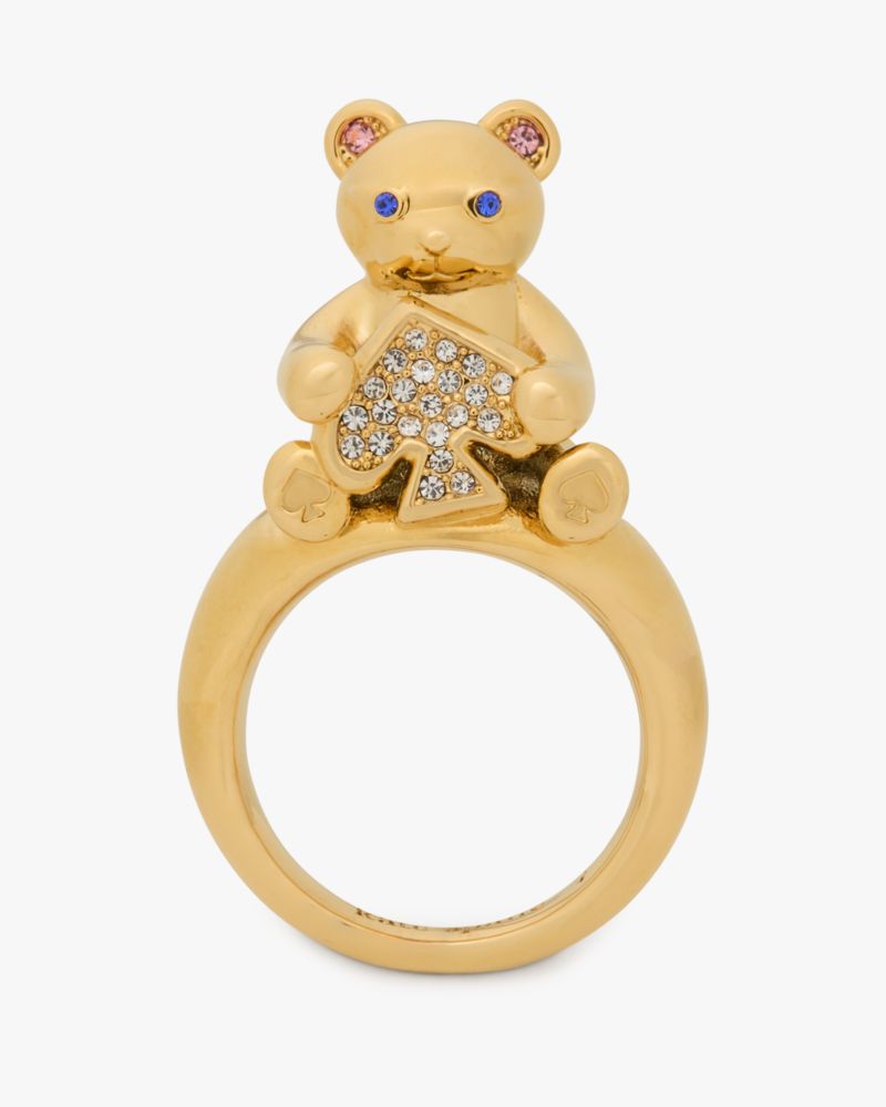 Kate Spade,Oh What Fun Spade Teddy Bear Ring,