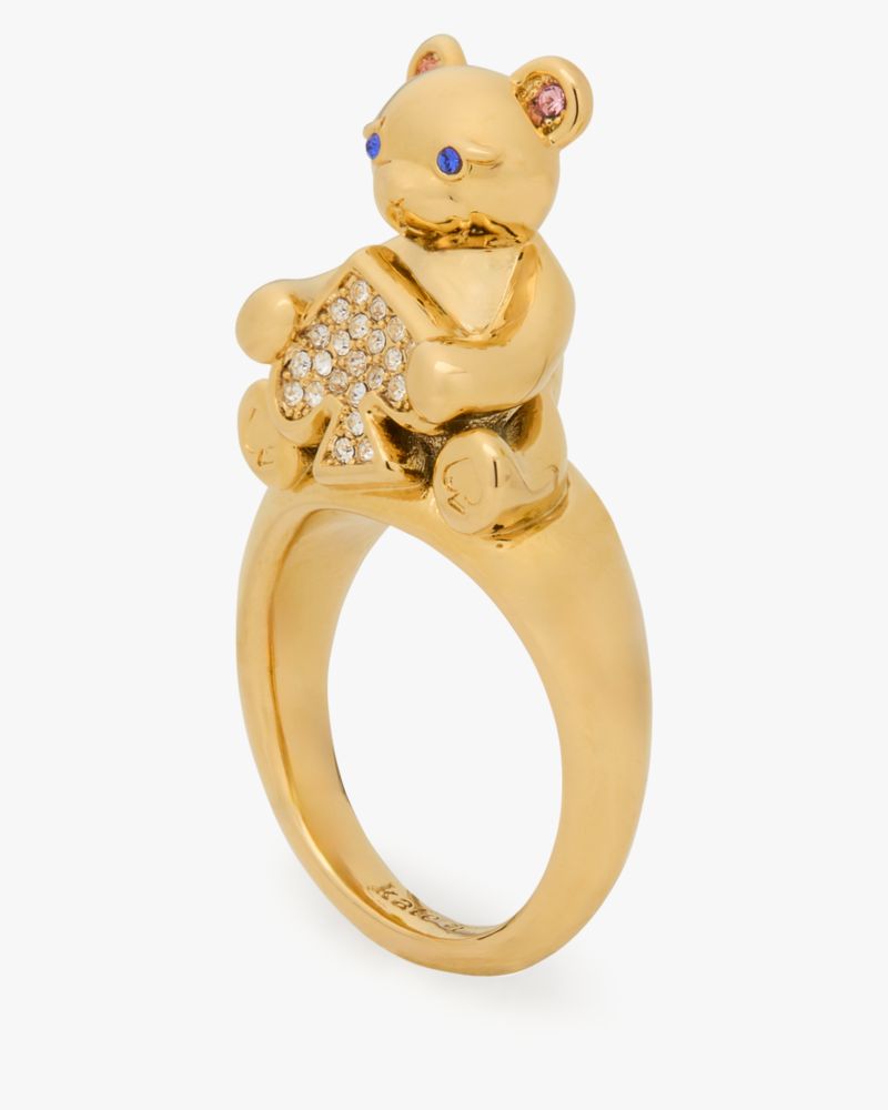 Kate Spade,Oh What Fun Spade Teddy Ring,