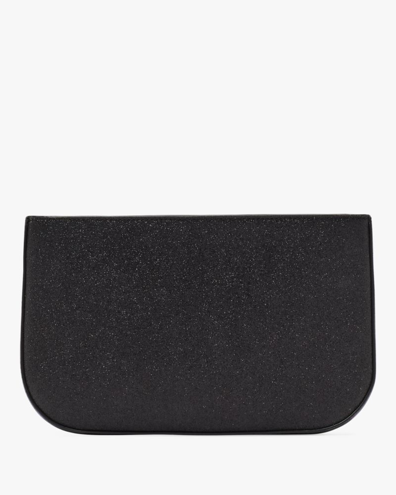 Kate Spade,Kenzie Limited Edition Glitter Lilly Pochette,Black