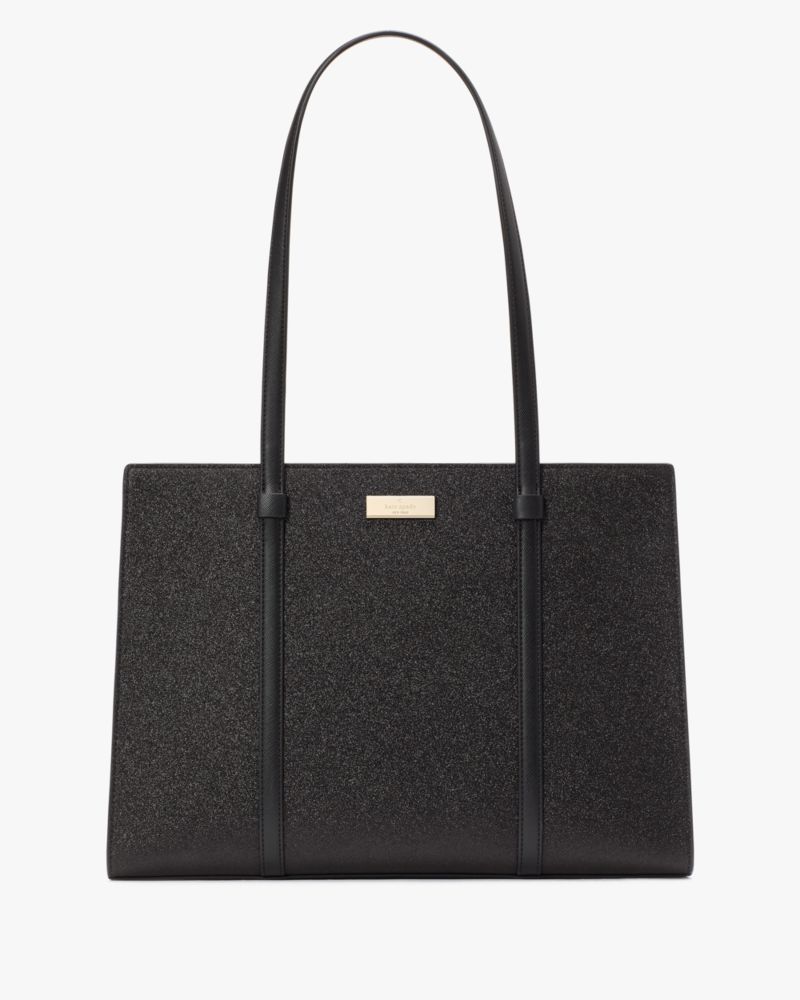 Kate spade black glitter purse online