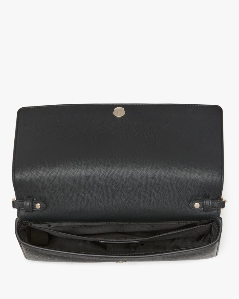 Kate Spade,Kenzie Small Convertible Crossbody,Crossbody,Metal,Logo,Day Party,Black