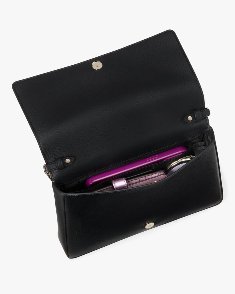 Kate Spade,Kenzie Small Convertible Crossbody,Crossbody,Metal,Logo,Day Party,Black