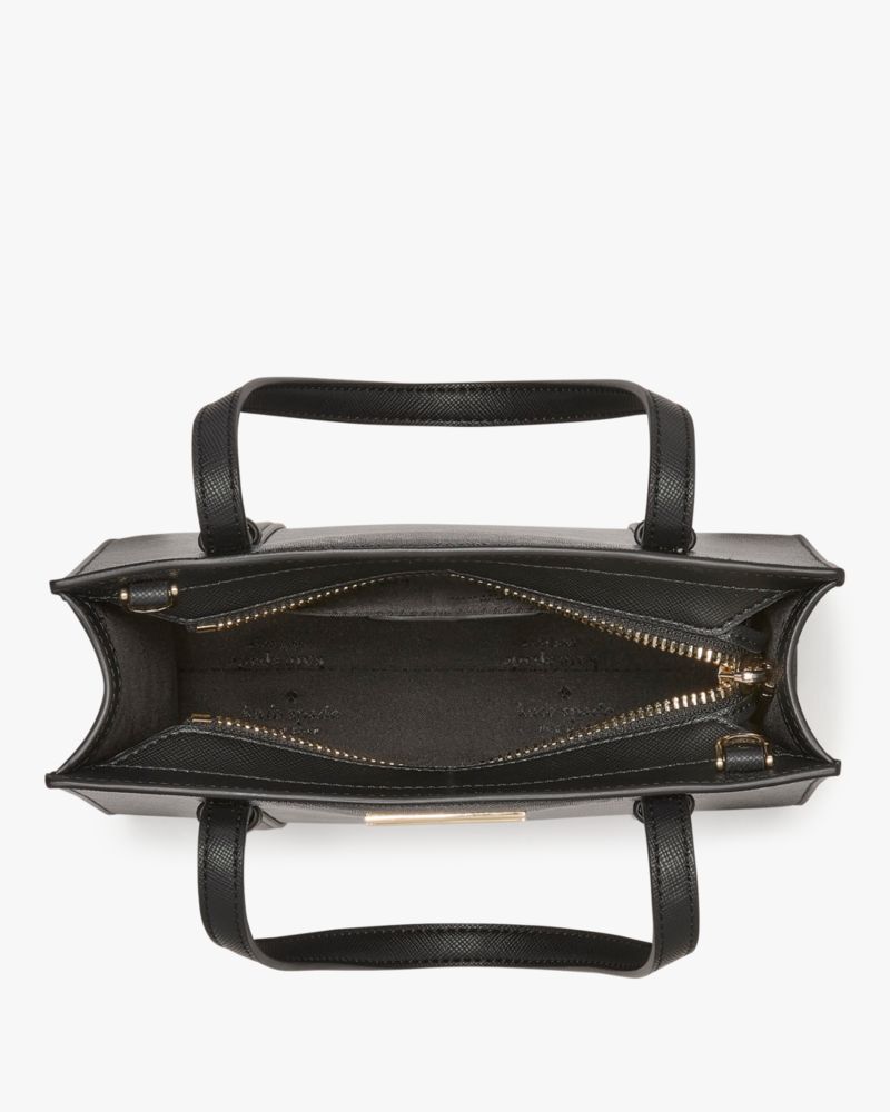 Kate Spade,Kenzie Small Tote,Crossbody,Plastic,Metal,Logo,Casual,Black