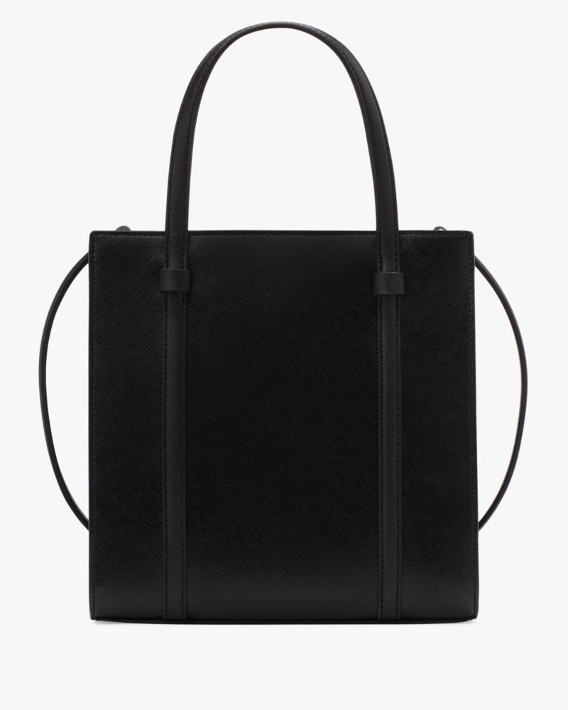 Kate Spade,Kenzie Small Tote,Crossbody,Plastic,Metal,Logo,Casual,Black