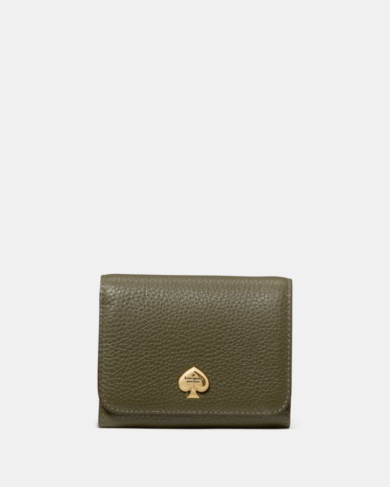 Kayla Small L-Zip Flap Wallet, Aventurine, ProductTile