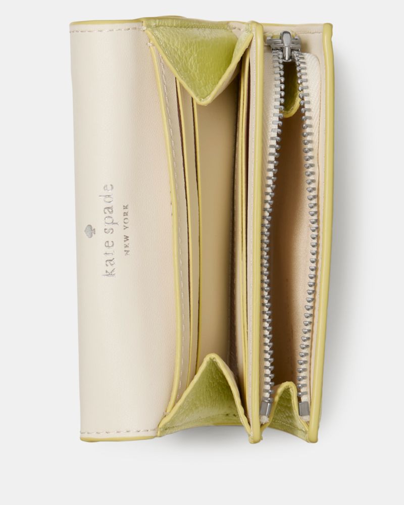 Kate Spade,ケイラ スモール Lジップ ウォレット,二つ折り・ミニ財布,テニスボール