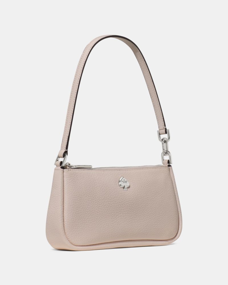 Kate Spade,Kayla Mini Bag,Leather,Shoulder Bag,Metal Material,Metal,Logo,Casual,Beige