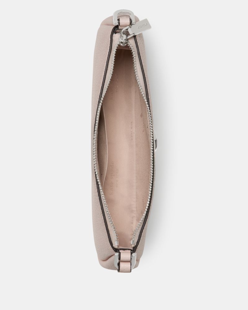 Kate Spade,Kayla Mini Bag,Leather,Shoulder Bag,Metal Material,Metal,Logo,Casual,Beige