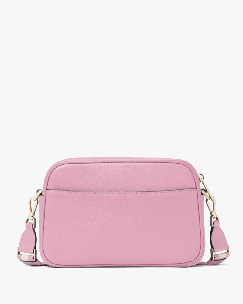 Kate Spade,Emma Camera Bag,Camera Bag,Coin,Logo,Metal,Stripe,Casual,Pink