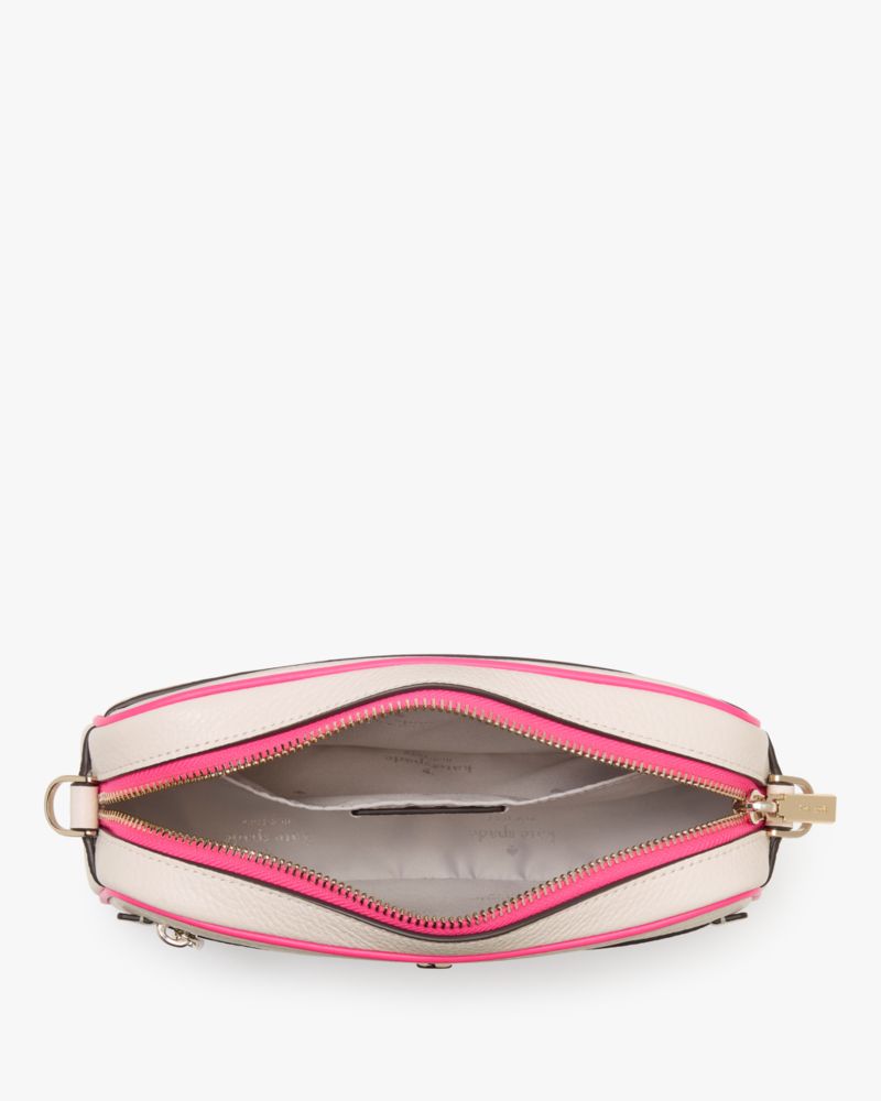 Kate Spade,Emma Camera Bag,Camera Bag,Coin,Logo,Metal,Stripe,Casual,Pink