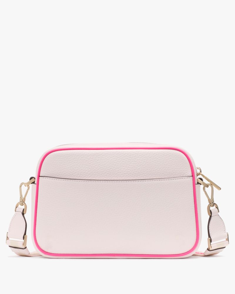 Kate Spade,Emma Camera Bag,Camera Bag,Coin,Logo,Metal,Stripe,Casual,Pink