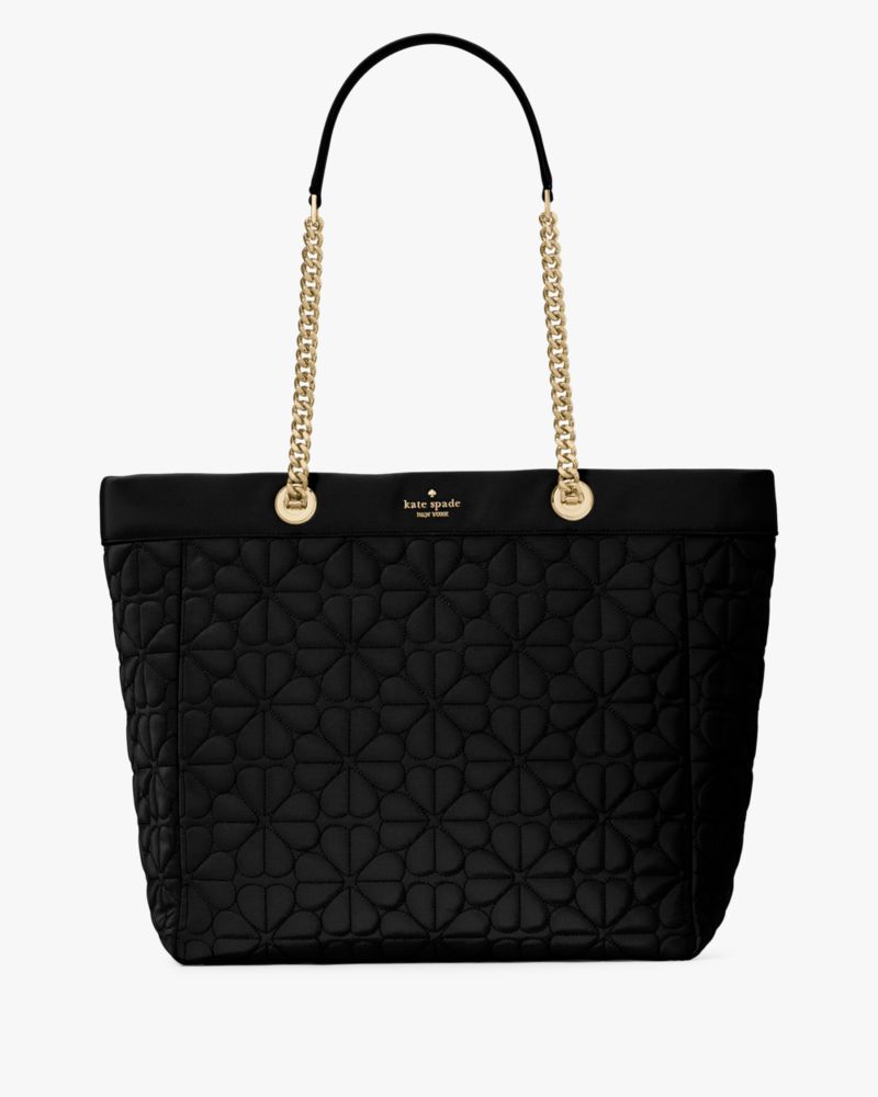 Kate Spade,Spade Flower Quilted Nylon XL Tote,