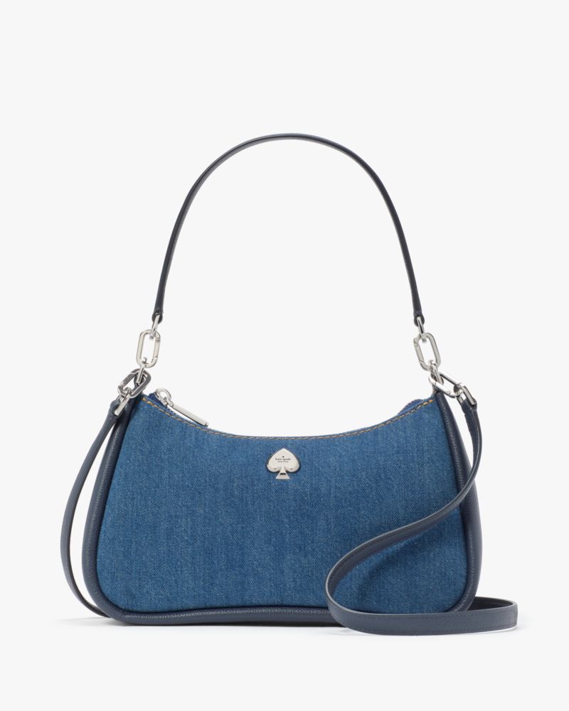 Kate Spade,Kayla Denim Convertible Shoulder Bag,