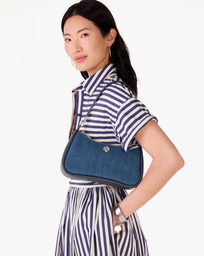 Kate Spade,Kayla Denim Convertible Shoulder Bag,