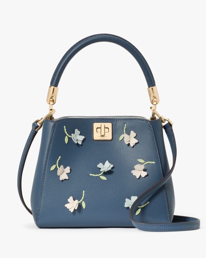 Kate Spade,Phoebe Floral Applique Small Top Handle Satchel,