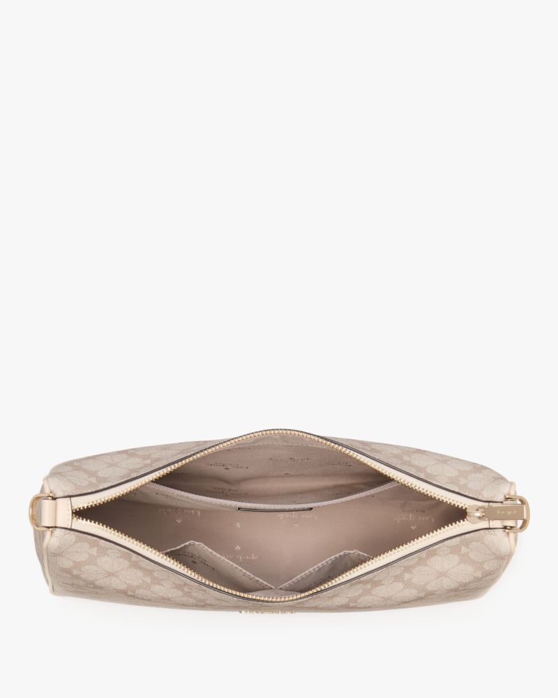 Kate Spade,スペード フラワー ラージ クロスボディ,バッグ,ダークベージュマルチ