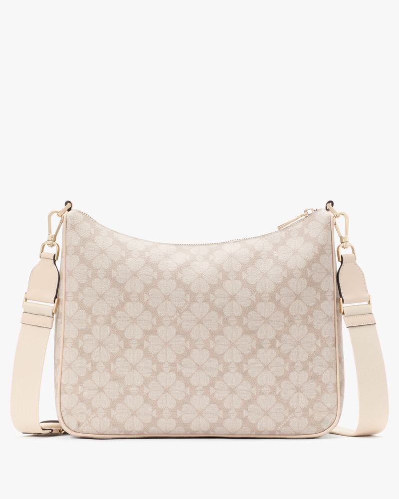 Kate Spade,スペード フラワー ラージ クロスボディ,バッグ,ダークベージュマルチ