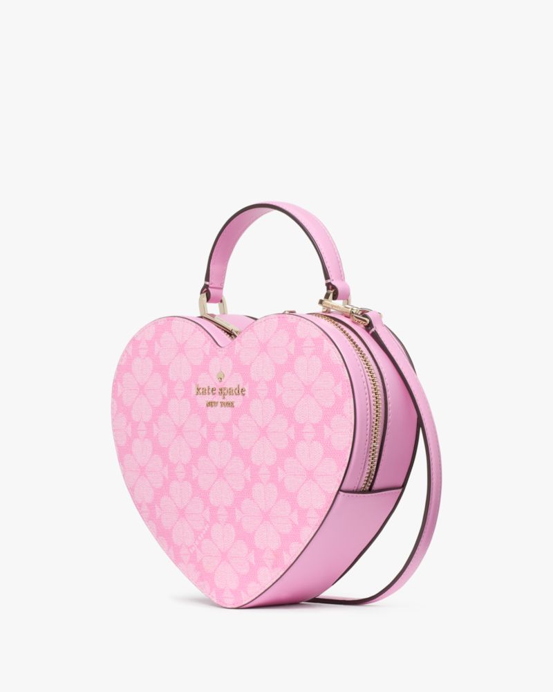 Kate Spade,Love Shack Spade Flower Heart Crossbody,