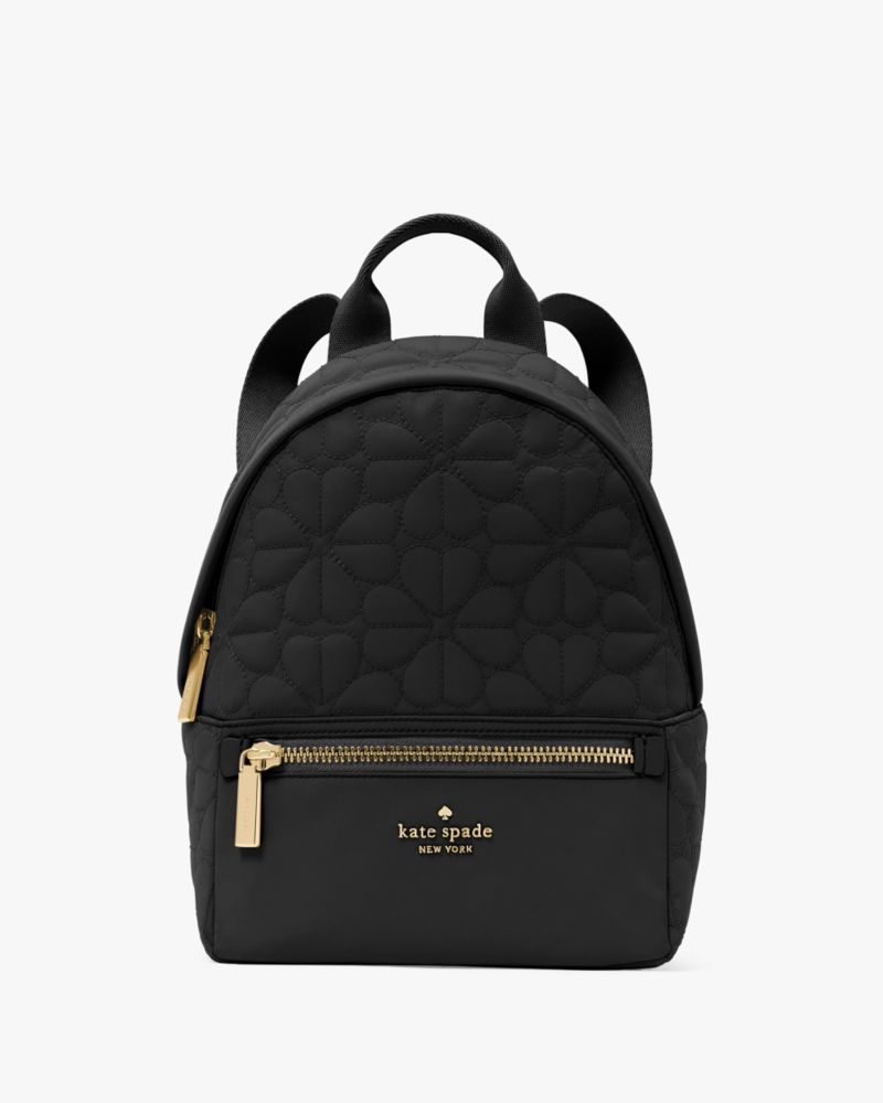 Kate Spade,Spade Flower Quilted Fabric Small Backpack,