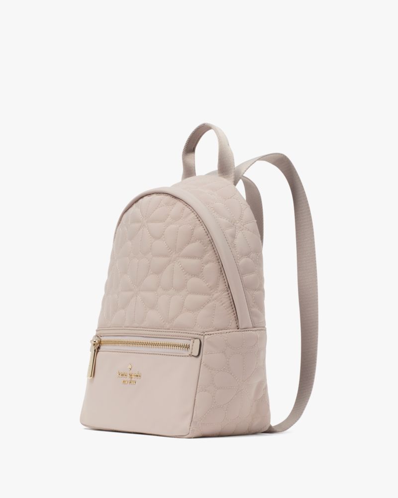 Kate Spade,Spade Flower Quilted Fabric Small Backpack,