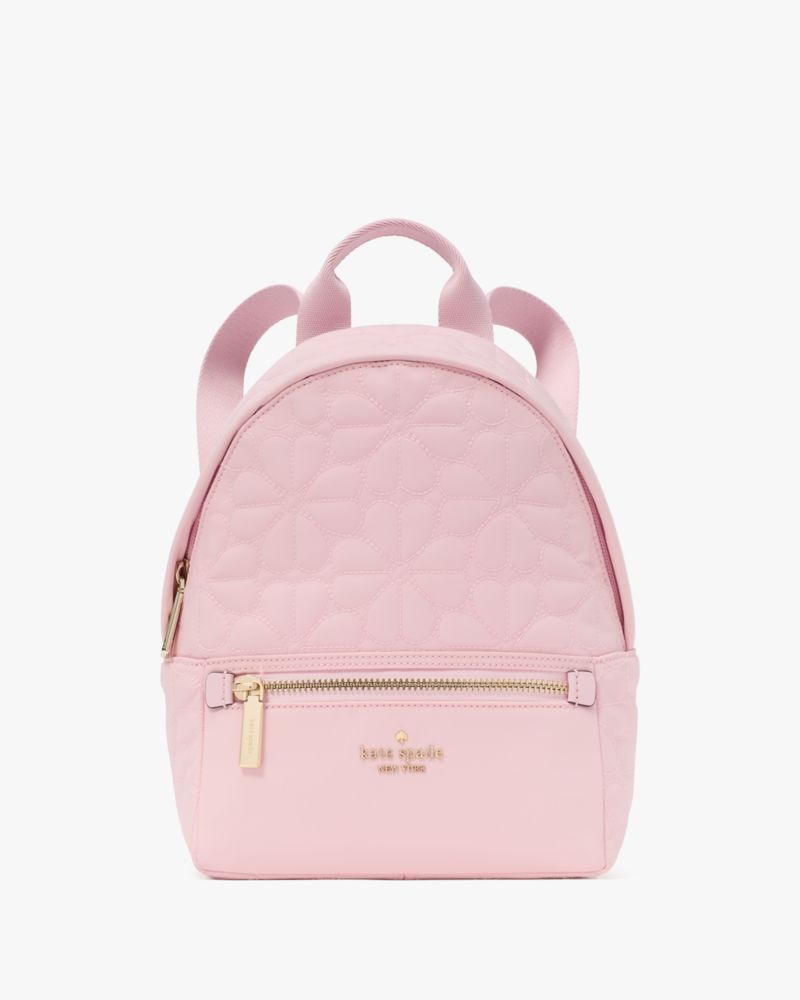 Kate Spade,Spade Flower Quilted Fabric Small Backpack,