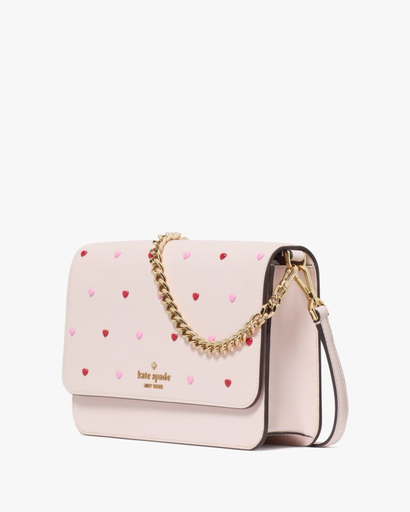 Kate Spade,Madison Heart Studs Willow Convertible Crossbody,