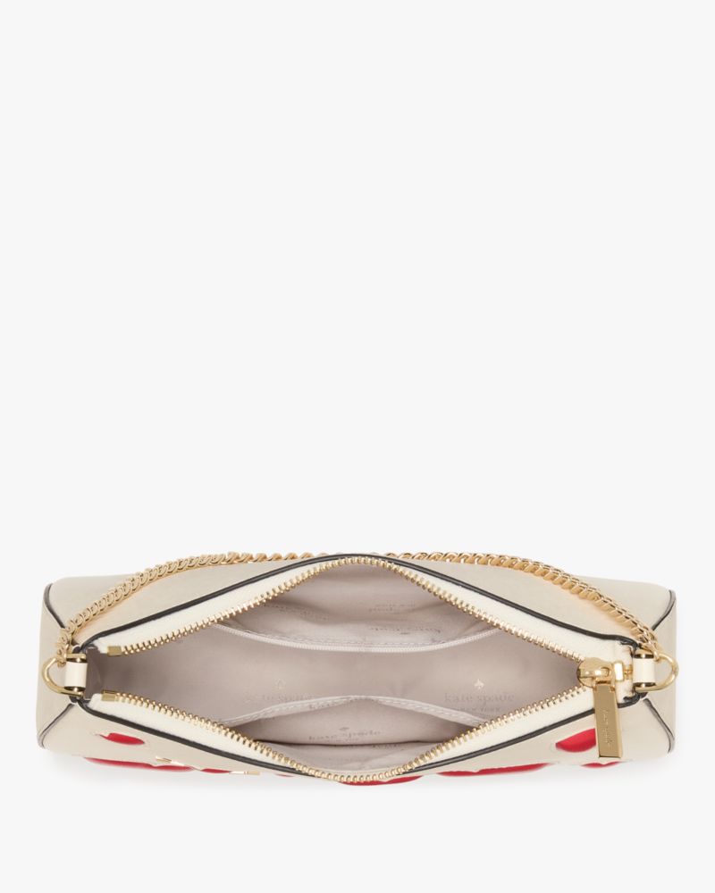 Kate Spade,Madison Puffy Heart Convertible Crossbody,Cream