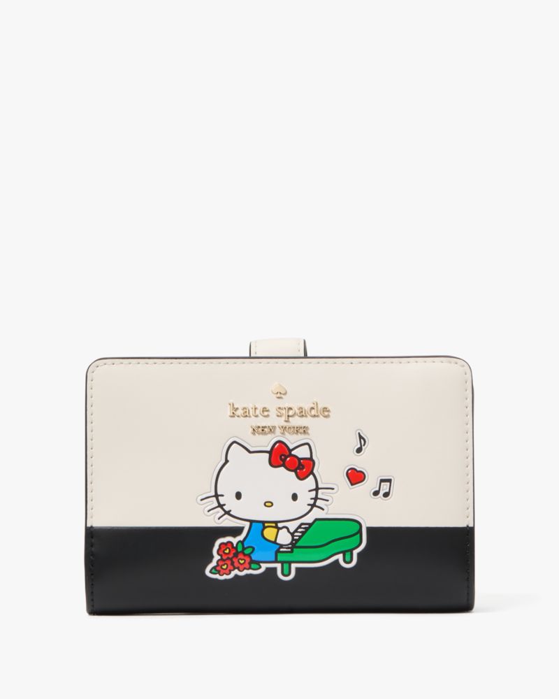 Kate Spade,Hello Kitty X Ksny Medium Bifold Wallet,