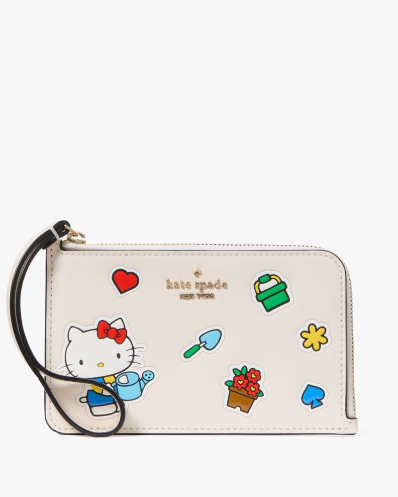 Kate Spade,Hello Kitty X Ksny Small L-zip Wristlet,