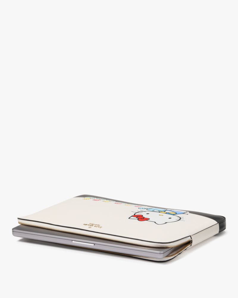 Kate Spade,Hello Kitty X Ksny Laptop Sleeve,White