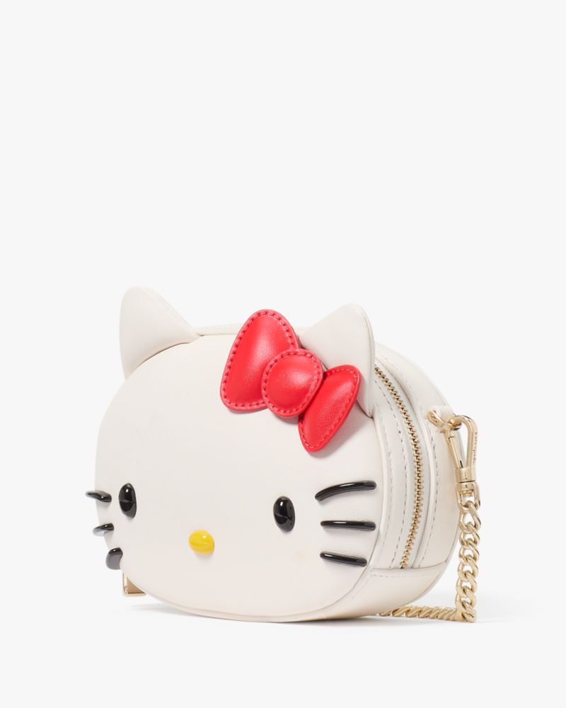 Kate Spade,Hello Kitty X Ksny 3D Mini Crossbody,Leather,Crossbody,Bow,Animal Ears,Logo,Word Embellishment,3D Embellishment...,