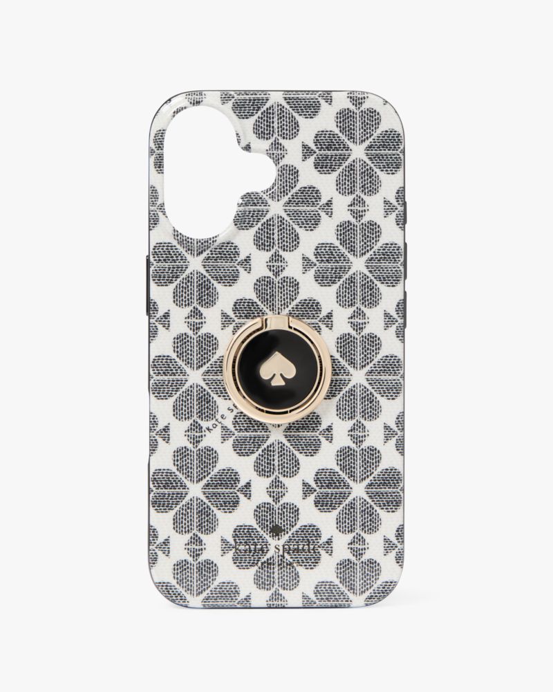 Kate Spade,Spade Flower Stability Ring And Case iPhone 16,