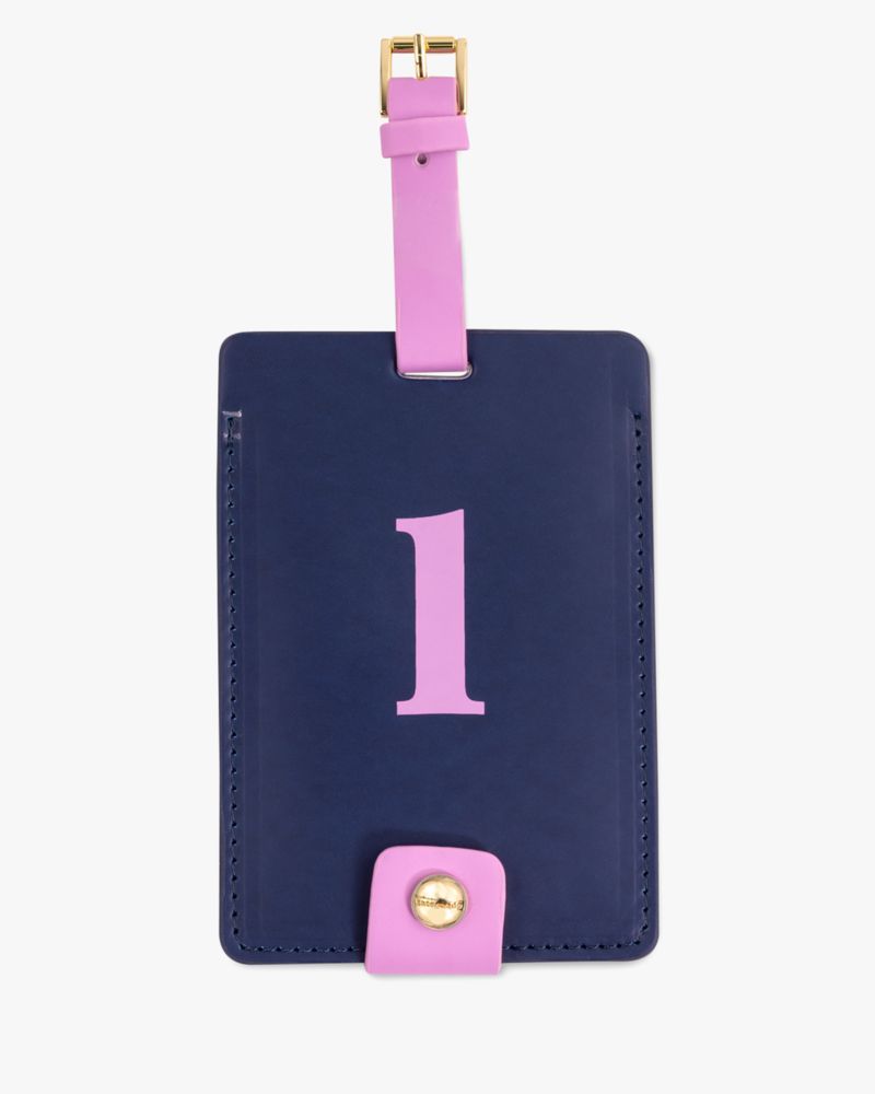 Kate Spade,Just Mine Initial Collection Luggage Tag L,