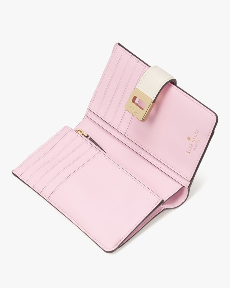 Kate Spade,フィービー フローラル アップリケ ターンロック ミディアム ウォレット,財布小物,