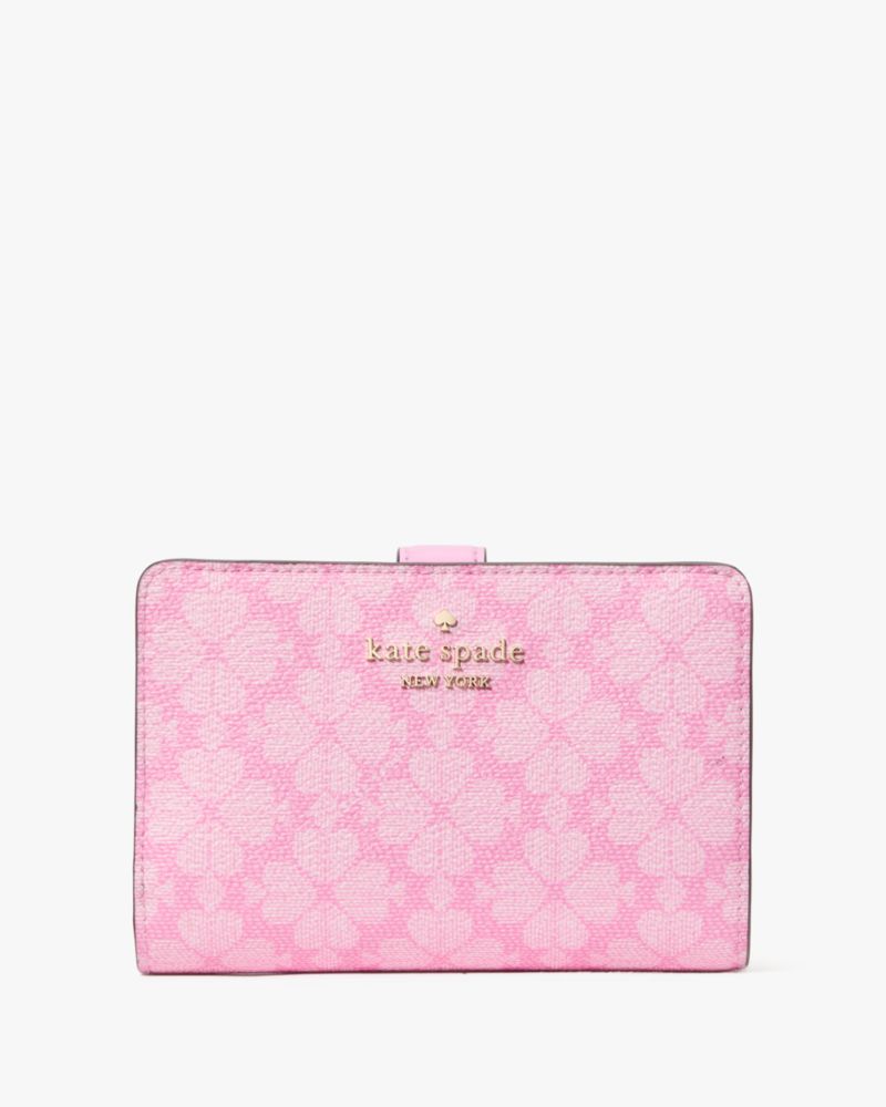 Kate Spade,スペード フラワーミディアム コンパクト バイフォールド ウォレット ボックス セット,パリジャンローズマルチ