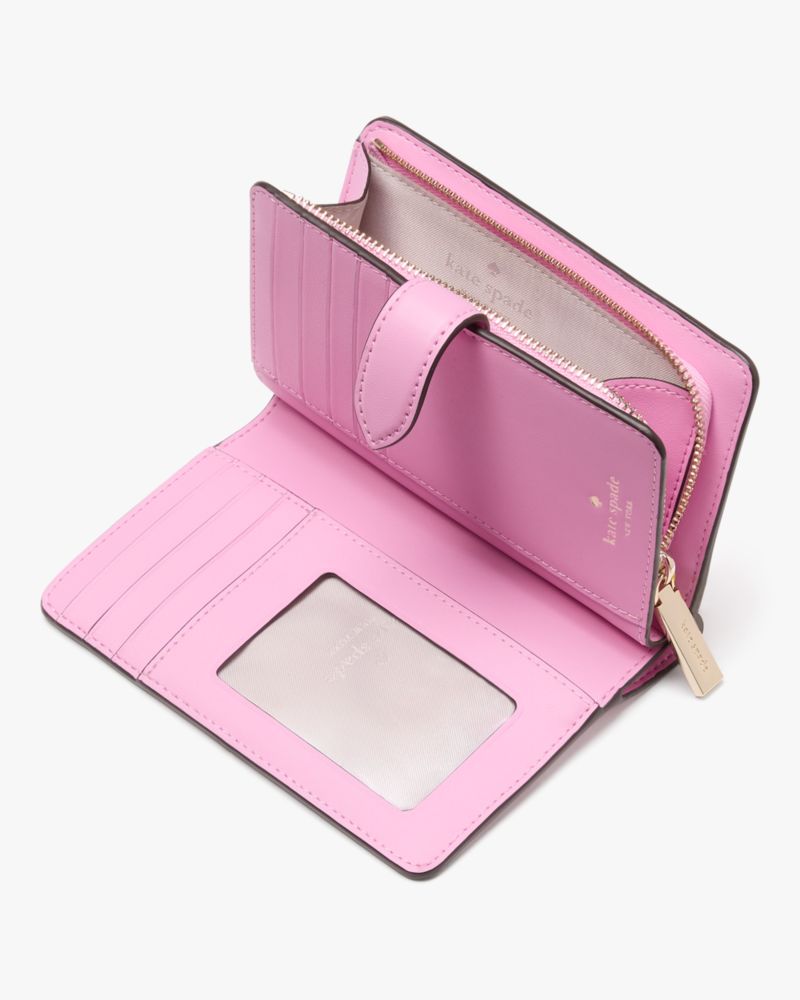 Kate Spade,スペード フラワーミディアム コンパクト バイフォールド ウォレット ボックス セット,パリジャンローズマルチ