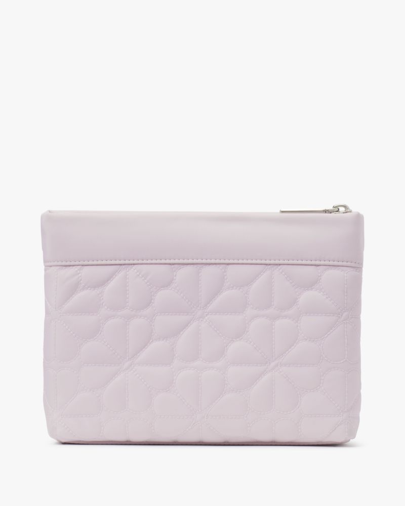 Kate Spade,スペード フラワー コスメティック ポーチ,財布小物,ペールアメジスト