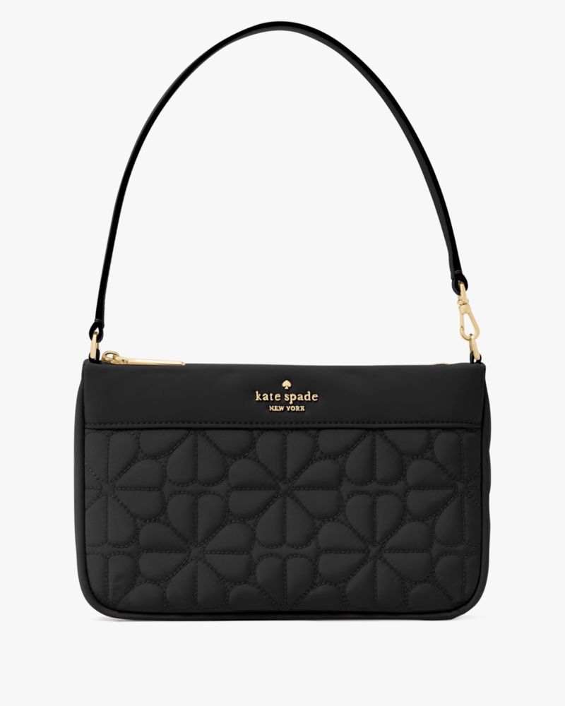 Kate Spade,Spade Flower Quilted Nylon Convertible Wristlet,