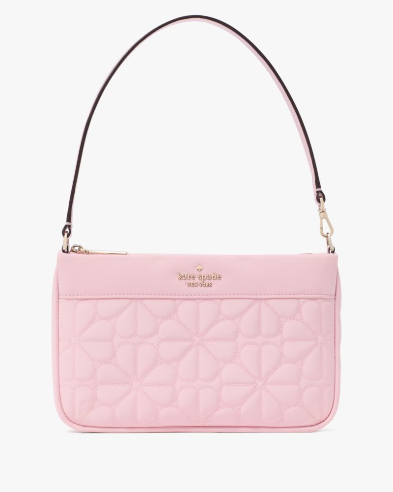 Kate Spade,Spade Flower Quilted Nylon Convertible Wristlet,