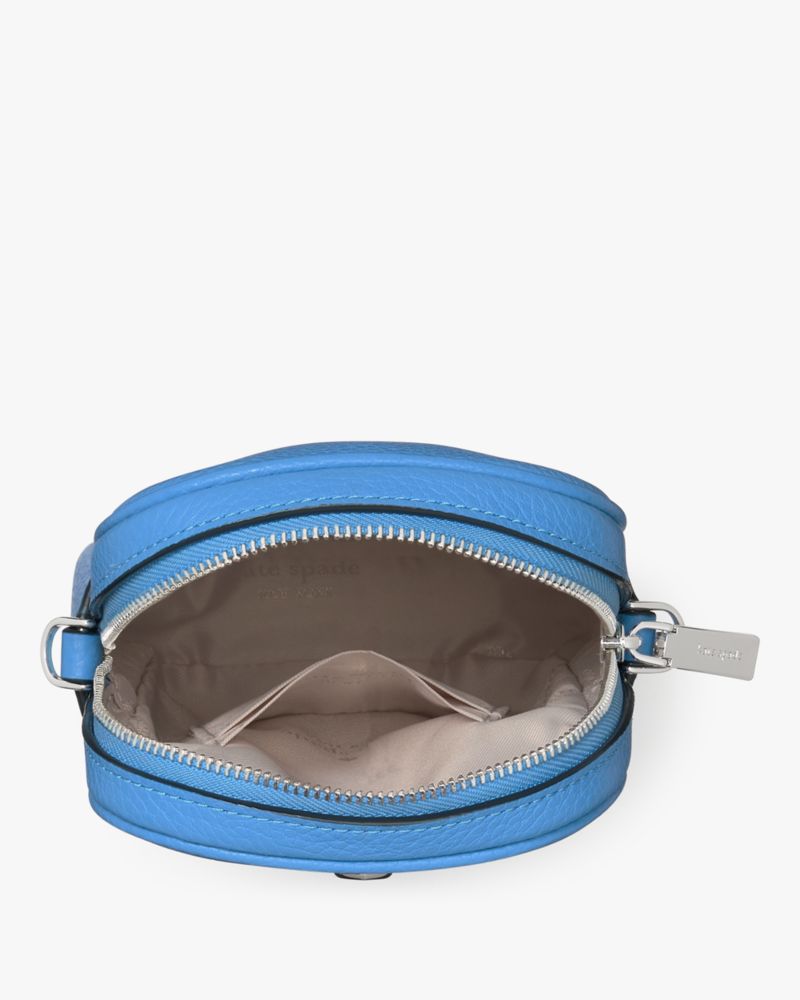 Kate Spade,Emma Phone Crossbody,Leather,Crossbody,Coin,Logo,Metal,Casual,Blue