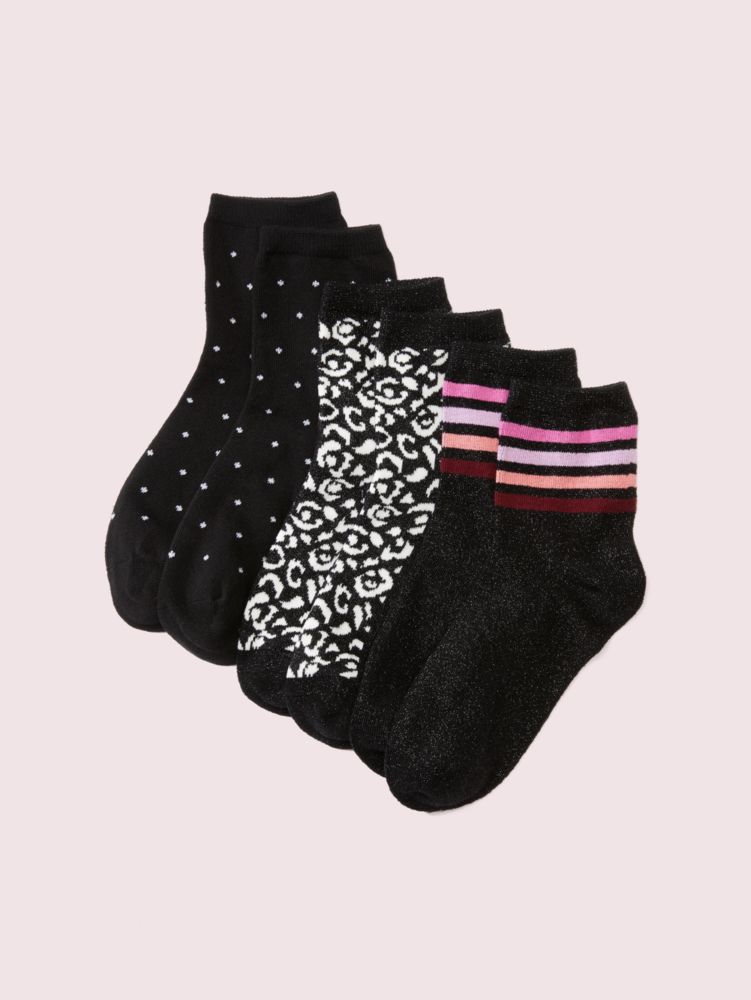 Kate Spade,3pk Ksny Dot Shortie,