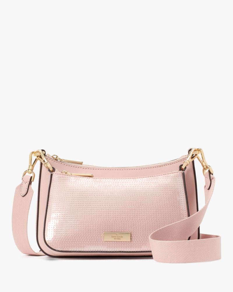 Kate Spade,Duet Satin Sequin Crossbody,