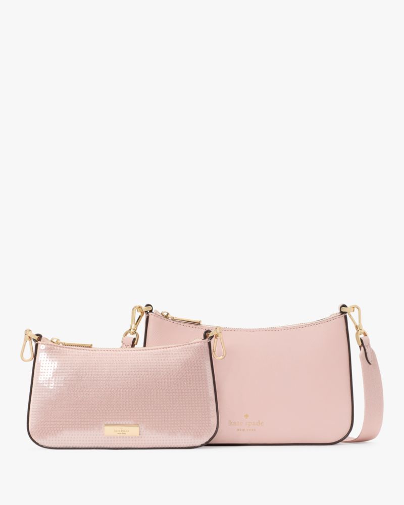 Kate Spade,Duet Satin Sequin Crossbody,