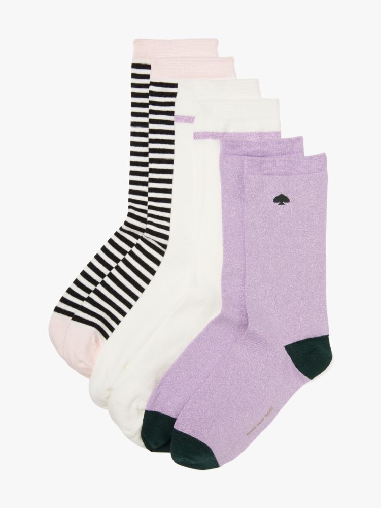 Hi Bye 3-pack Crew Socks