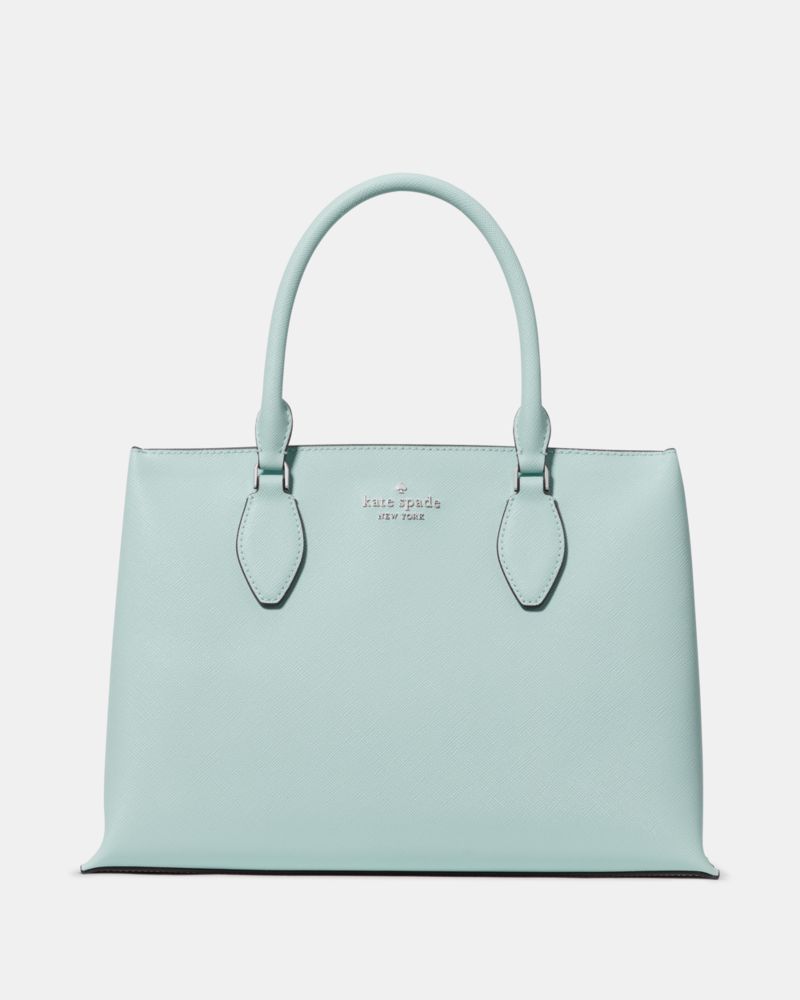 Kate Spade,Rae Satchel Bag,Satchel,Metal,Logo,Water Repellent,Casual,Work,