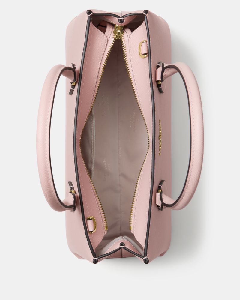 Kate Spade,Rae Medium Satchel,Satchel,Logo,Metal,Work,Casual,Pink
