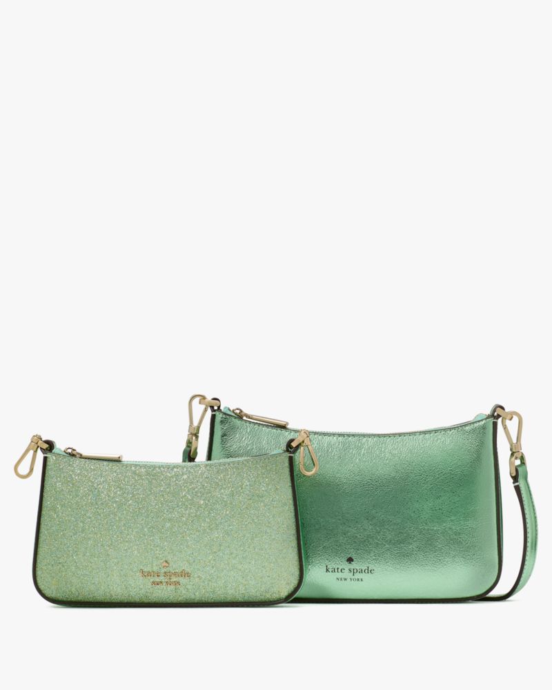 Kate Spade,Duet Glitter Crossbody Duo,